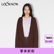 IMMI设计师品牌LOOKNOW23羊毛口袋开衫毛衣