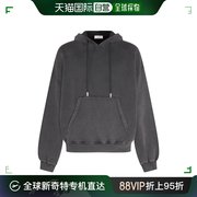 香港直邮Off-White 男士 MOON 黑色荧光色绿色棉质卫衣 OMBB118F2
