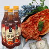 整箱韩国进口清净园鱼露红标鳀鱼汁虾酱，辣椒粉泡菜调料1000g*12