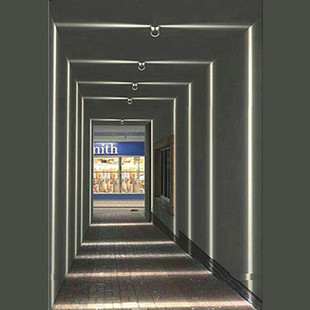 led走廊射灯 过道壁灯 聚光变色线条灯酒店ktv网咖创意门廊射线灯