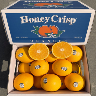 2024美国进口新奇士黑标3107脐橙子7斤礼盒装新鲜当季好甜橙