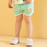 女童短裤纯棉薄款男童沙滩裤，宝宝时尚热裤，夏季儿童舒适运动裤