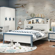 儿童床男孩1.5米1.2儿童房家具组合套装储物男童小床青少年单人床
