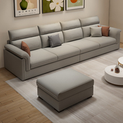双虎科技布沙发客厅简约现代小户型三人直排小沙发组合奶油风布艺