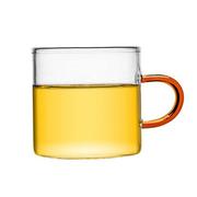 加厚耐热玻璃茶具功夫小茶杯玻璃品茗杯带把花茶杯玻璃红茶普洱杯