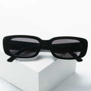 欧美潮流复古小框墨镜方形太阳镜个性 女士跨境街拍太阳眼镜
