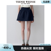 TeenieWeenie小熊2024年夏季高腰运动风裙裤时尚短裙A字裙女