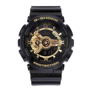 卡西欧gshock手表男黑金黑暗之心GA-110GB-1A