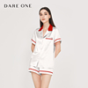 DARE ONE真丝睡衣BELOVED经典短袖睡衣套装桑蚕丝家居服