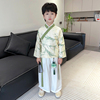 男童汉服套装春秋中国风，2024儿童古风长袖，演出服超仙古装唐装