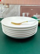 盘子菜盘家用2022陶瓷白色大号商用炒菜碟子8寸深盘9磁盘装菜