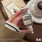 ca《流沙》拉丝，纱面不锈钢iwatch表带，升级款适用苹果applewatch