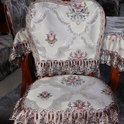欧式餐桌布椅套椅垫套装奢华餐桌布椅子套罩桌椅套茶几罩布艺防滑