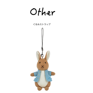 日本peter rabbit正版彼得兔公仔玩偶毛绒手机挂件钥匙挂饰挂坠