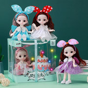 童心芭比洋娃娃蛋糕礼盒套装17厘米女孩仿真公主儿童玩具招生