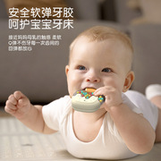 婴幼儿手摇铃安抚飞机礼盒3-6个月宝宝抓握软牙胶磨牙可啃咬玩具