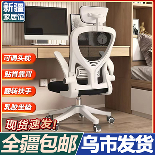 新疆电脑椅办公椅家用学生，学习椅可升降人体工学，书桌椅子靠背