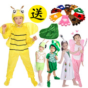 六一儿童动物表演服装小蝴蝶瓢虫蜜蜂大树猎人孔雀毛毛虫演出舞蹈