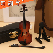 迷你小提琴模型摆件手工，制作胸针娃娃，小乐器男女朋友生日礼物