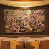 异丽东南亚风格装饰画卧室墙壁挂件客厅背景壁画餐厅泰式风情挂画