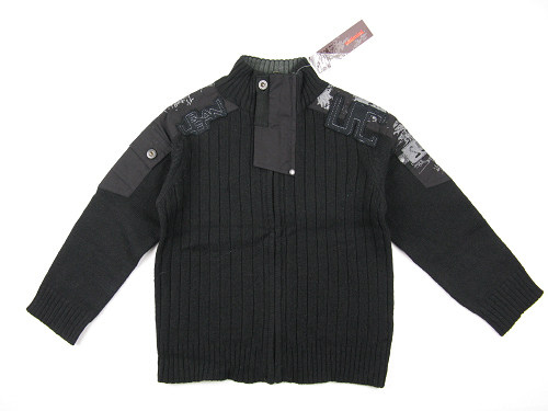 (实体)法国著名品牌catimini<em>男童开衫毛衣</em>,<em>黑色</em>