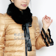 2023冬季保暖韩国女装奢华仿狐狸毛毛领子假皮草毛领围巾围脖