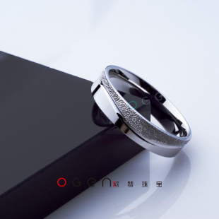  5钻【欧琴珠宝】铂金协会pt950铂金情侣婚戒对戒爱之韵实物周大福