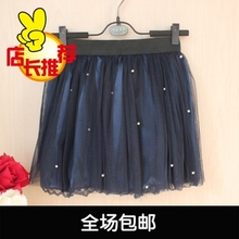 2011秋冬裙子短裙蓬蓬裙子纱裙 蕾丝裙打底裙 女裙蛋糕裙小珍珠
