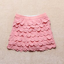 2012新款 VERO 蕾丝花边花瓣 MODA层叠 A字裙裤/短裙裤