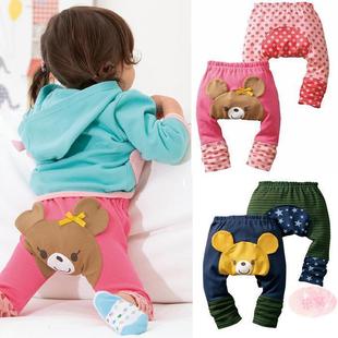  [满68包邮]13春装新款 外贸宝宝大屁屁裤 儿童大PP裤全棉 打底裤