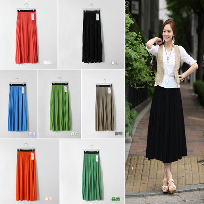 2012 summer Bohemia swing skirts irregular candy-colored half-length skirt beach skirt solid color 722