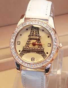  恋爱饰纪 米兰时装周 最新推荐 埃菲尔铁塔 水钻时尚女士手表