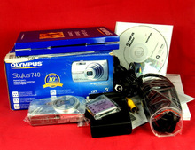 美国进口 奥林巴斯 Stylus 740 数码相机/防抖防水/银色
