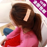 AQ1778 韩国进口超大BB夹发饰品 流行精美小圆点正品发夹/批发卡