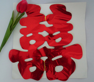 Festive supplies wedding supplies/Scarlet/Word/paste/doors and Windows/wedding 201,011