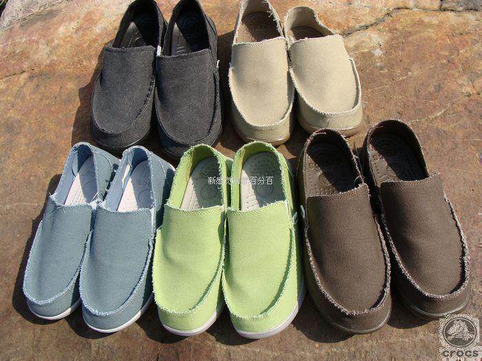 2010新款!CROCS圣克鲁兹帆布鞋男鞋帆布鞋