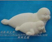 硅胶皂模/手工皂模具/巧克力模具/香皂皂模/皂模海洋母子zx0089