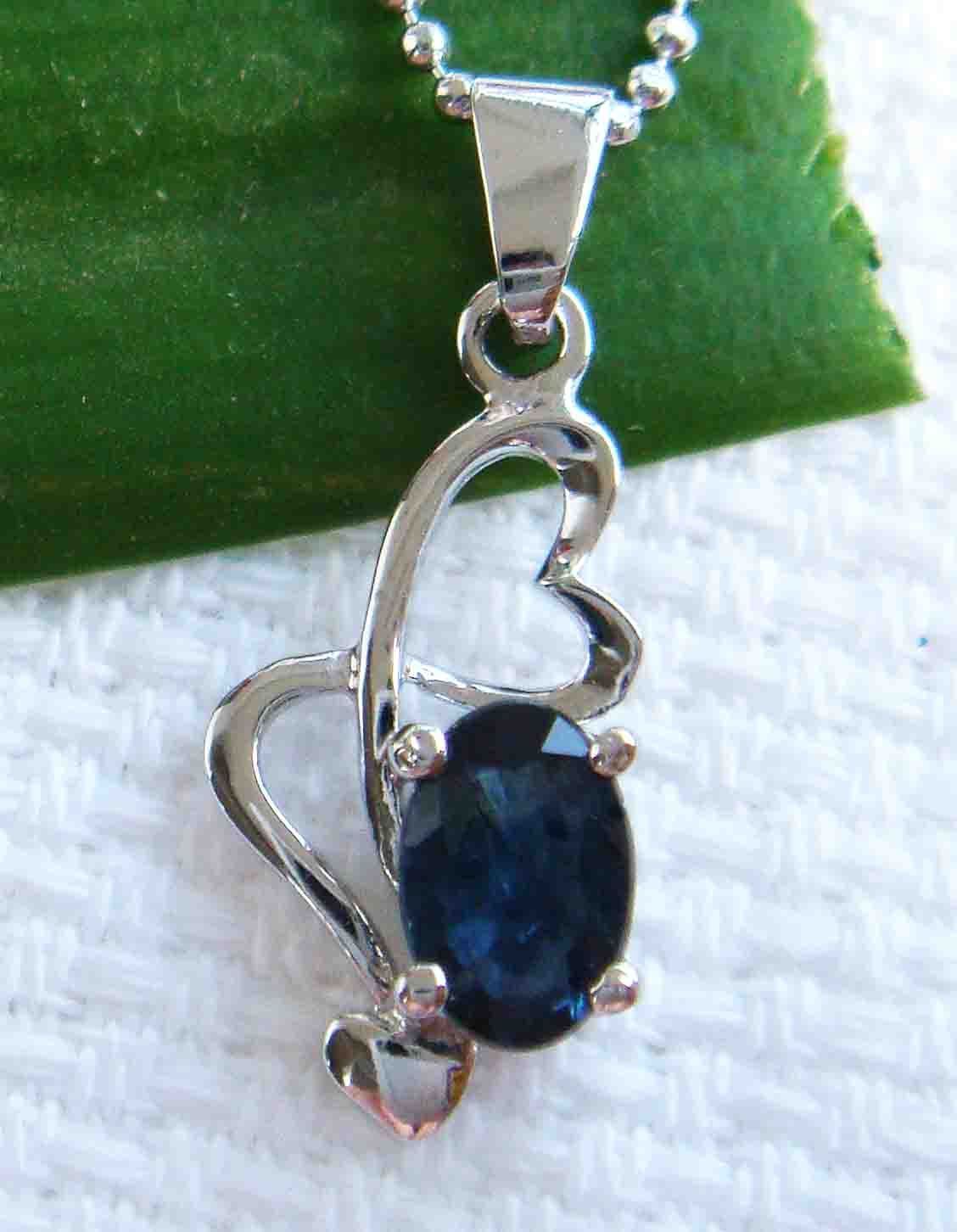 925银镀白金天然蓝宝石项坠/吊坠 OV4*6MM|ruв категории ювелирные изделия/алмаз/жадеит/золото, цветные камни/драгоценные камни, монисто - от Buy2taobao.com для оказания профессиональной услуги покупки агента Taobao