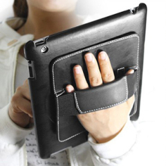 苹果iPad4保护套iPad2皮套防摔手持ipad3保护