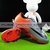 耐克Nike Mercurial刺客6 Mv6 FG南非世界杯配色橙银橘黄足球鞋