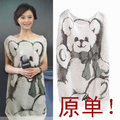 小树衣坊冲5钻特价 热卖正品原单范冰冰同款小熊猫亮片棉连衣裙