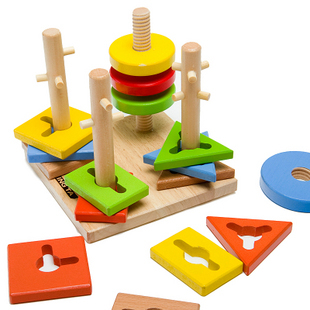 木制玩具益智几何...