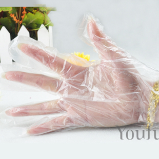 Three golden crowns disposable gloves glove cleaning glove 100 Pack food 50g