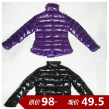 特价新款冬装棉袄外套短款棉服实拍漆皮<span class=H>亮面</span>黑色大码女外套