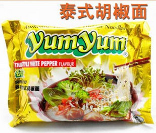  泰国进口yumyum 泰国名牌 养养牌泰式胡椒面 70克单包