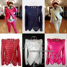 爆款包邮2011秋冬新款韩版女冬装彩色棉服冬季棉袄保暖棉衣短外套