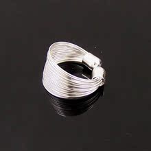 [Red] El amor en la calidad genuina de plata 925 tiffany contador en anillo personalizado anillo de la cola de apertura Qingsi