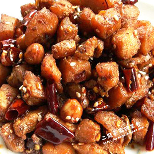  全店满68包邮 现做私房菜 川菜无骨辣子鸡 香辣冷吃宫保鸡丁200克