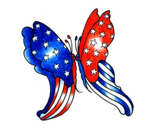 American Butterfly Tattoo Picture (1)