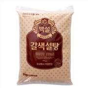 韩国调味品 韩国黄糖黄砂糖 青梅酒黄糖 甘蔗黄糖进口红糖 3000克
